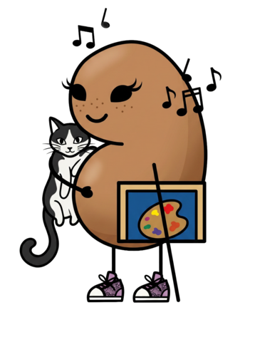 Teen Bean illustration